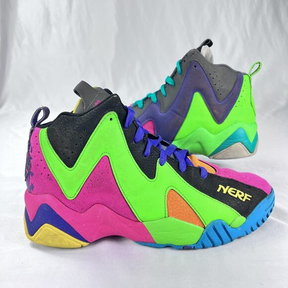 Reebok Kamikaze II Low Shoes Mens Size 7 Basketball GX0664 Athletic Sneaker READ - Picture 1 of 10